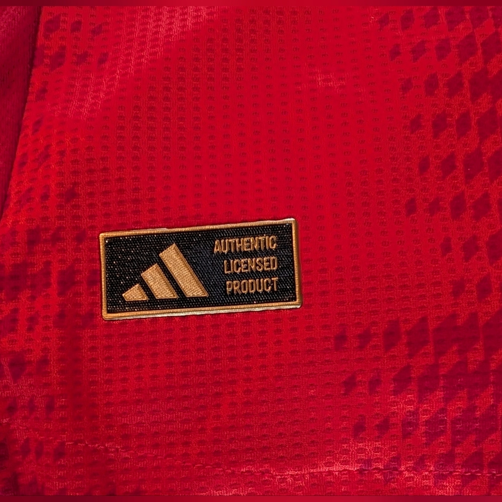 adidas Red FC Bayern München Kids Jersey - Picture 6 of 6
